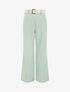 Pantalon uni élastiqué - Vert d&