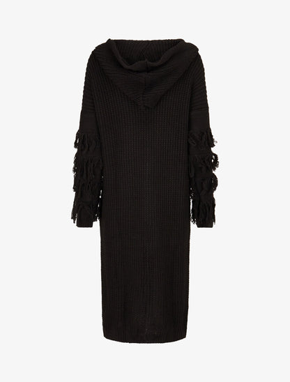 Gilet en maille à manches stylisées - Noir - 2