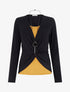 Pull style cache-coeur effet torsadé - Noir - 1