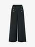 Pantalon pont coupe droite - Noir - 1