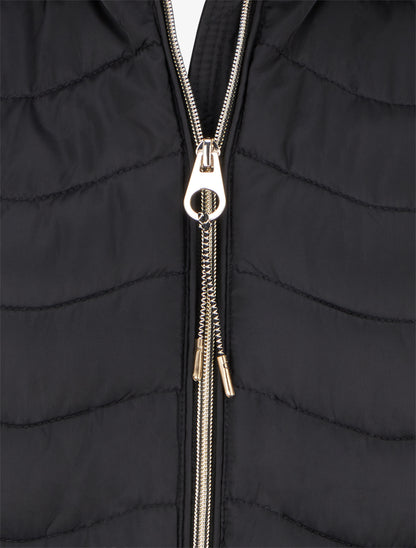 Doudoune ajustée matelassée - Noir - 3