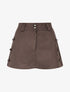 Short en suédine en trompe l&