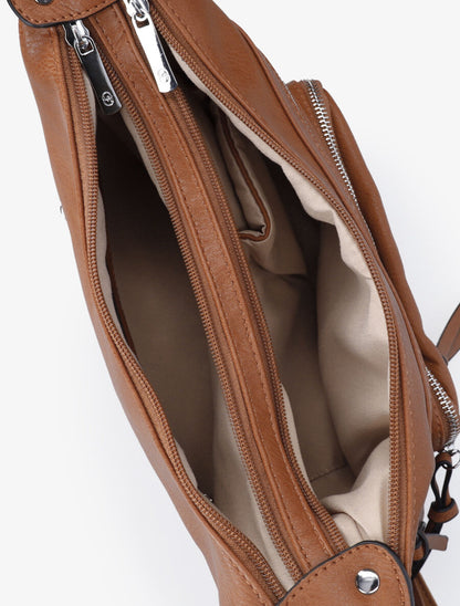 Sac besace Philomena - Camel - 4