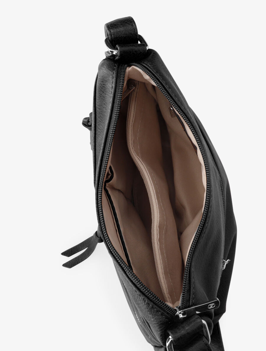 Sac besace Piper - Noir - 5