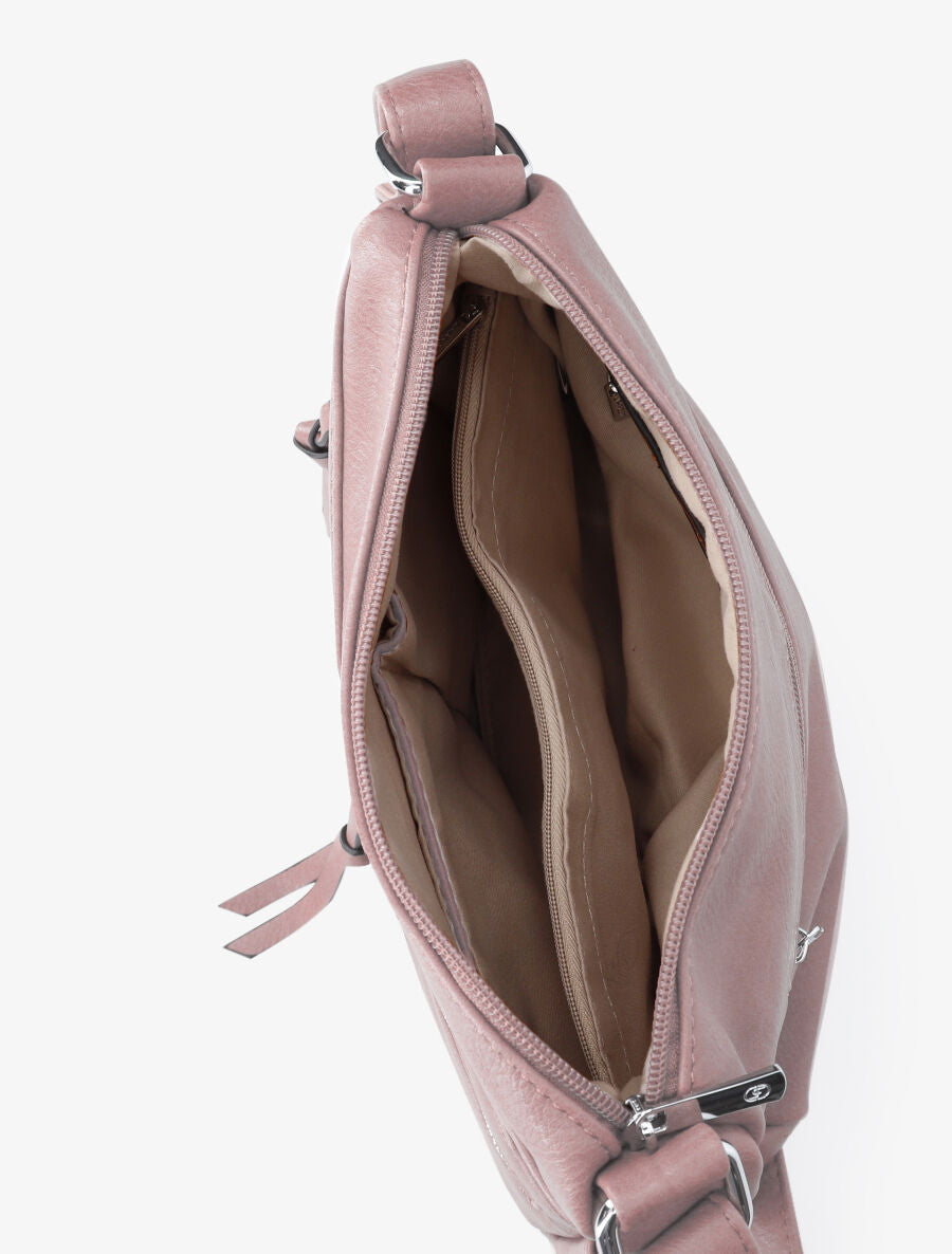 Sac besace Piper - Rose - 5