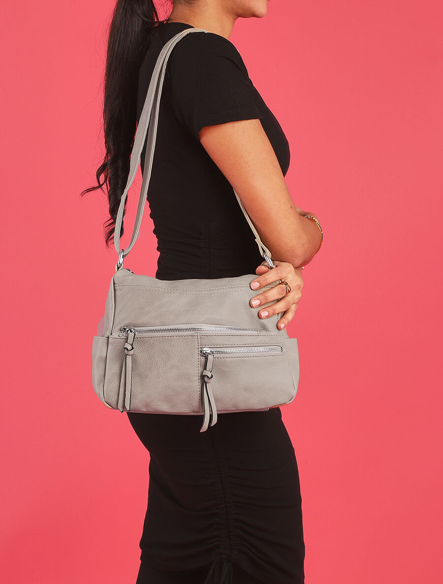 Sac besace Piper - Taupe - 6