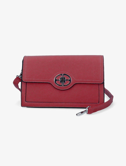 Sac besace Sally - Rouge - 6