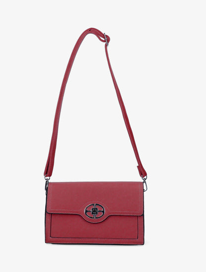 Sac besace Sally - Rouge - 3