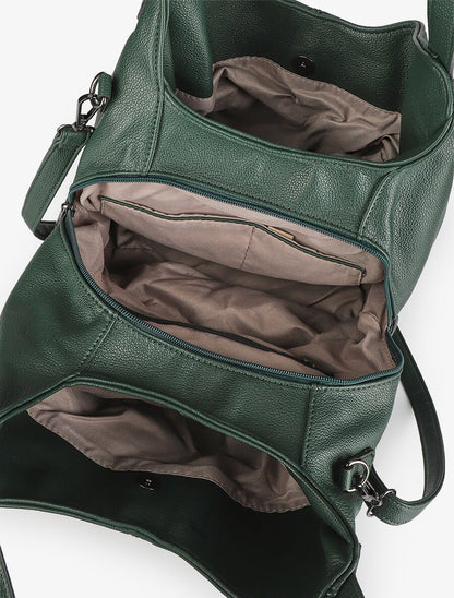 Sac cabas Sonia - Vert foncé - 4