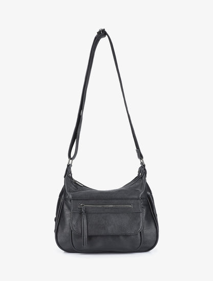 Sac besace Valeria - Noir - 3