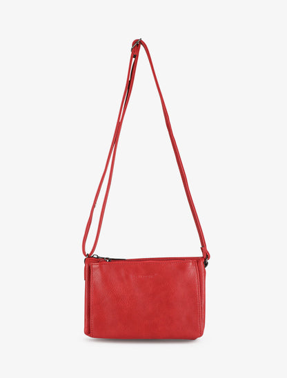 Sac besace Marina - Rouge - 3