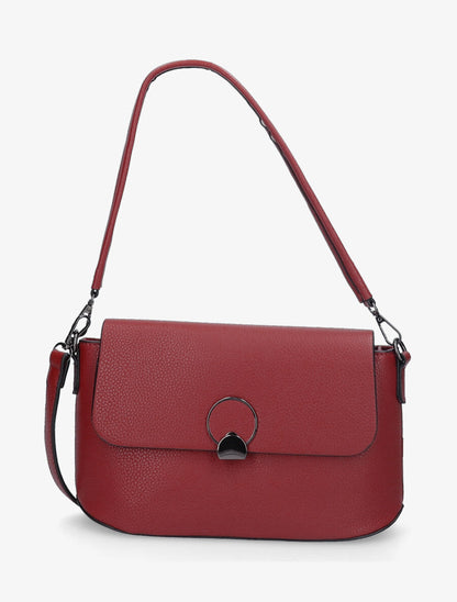 Sac baguette Roxane - Rouge - 5