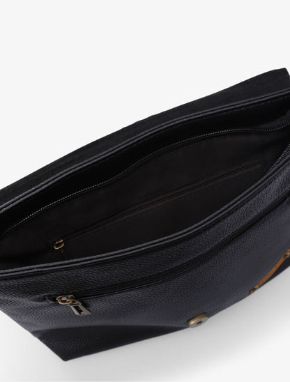 Sac bandoulière Ilyanna - Noir - 4