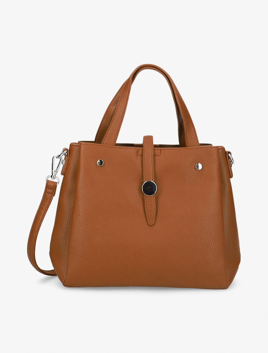Sac bandoulière Erika - Camel - 1