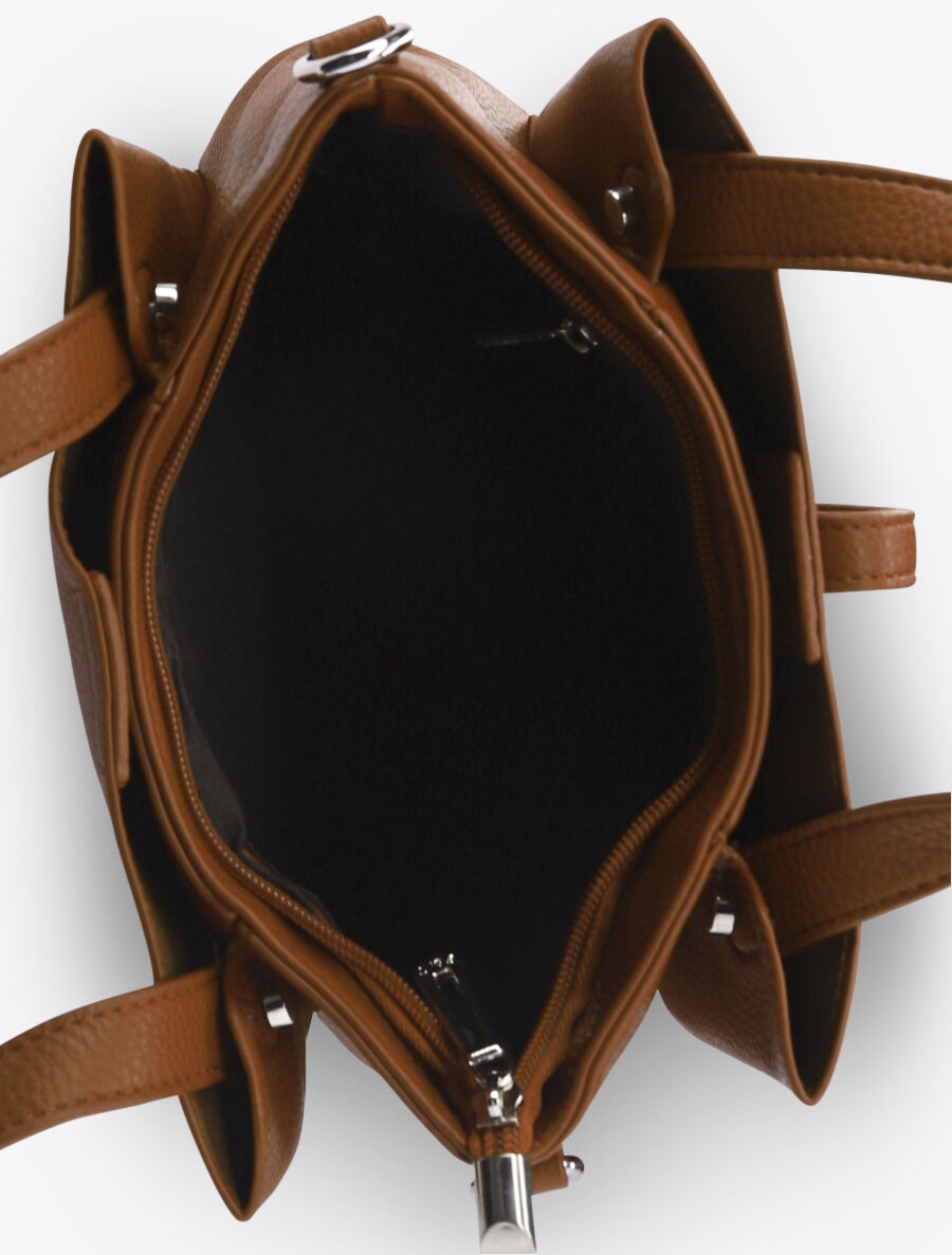 Sac bandoulière Erika - Camel - 4