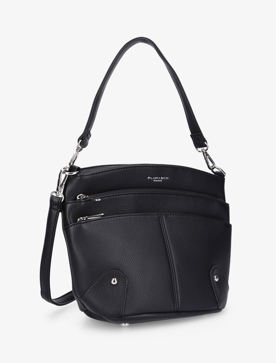 Sac bandoulière Aymie - Noir - 3