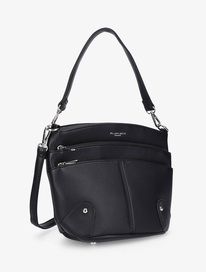 Sac bandoulière Aymie - Noir - 3