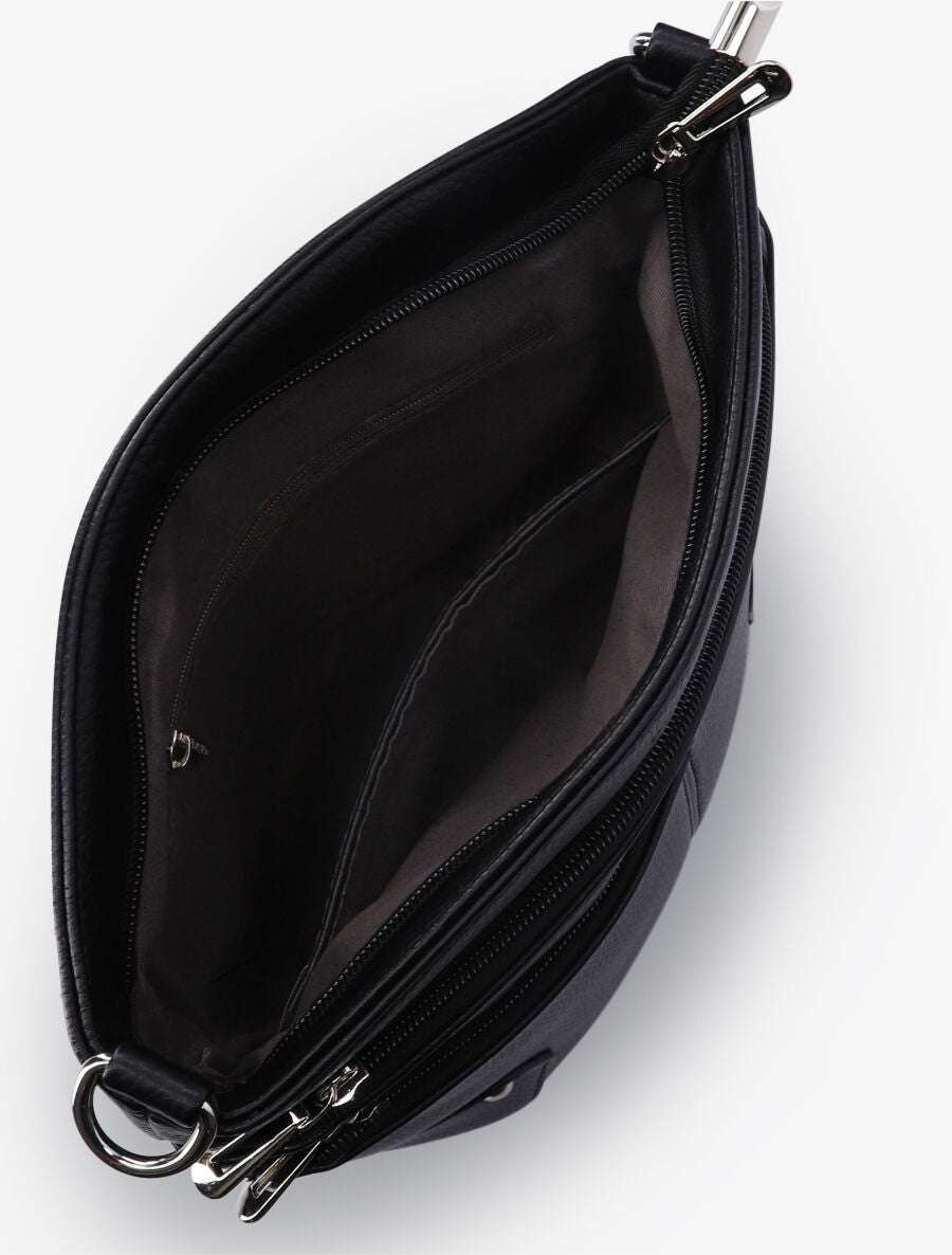 Sac bandoulière Aymie - Noir - 4