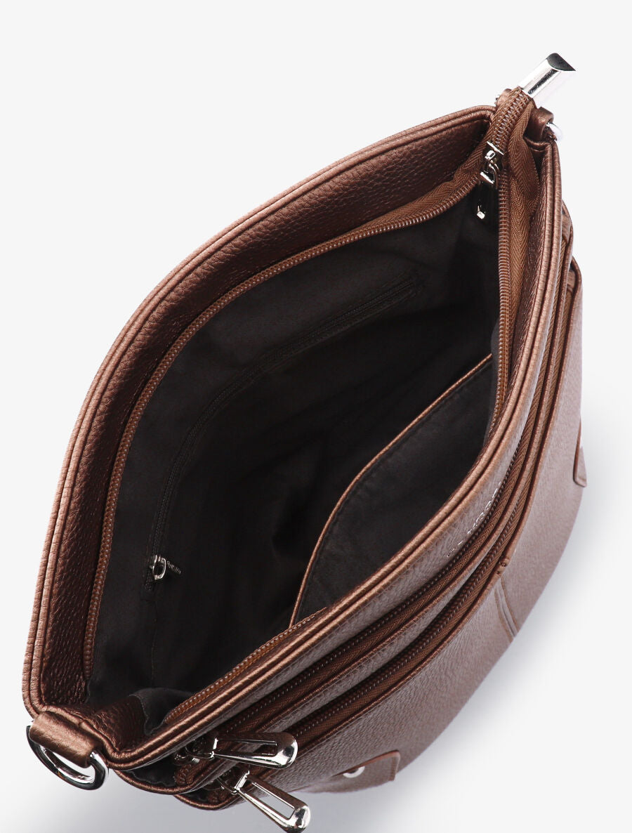 Sac bandoulière Aymie - Bronze - 4