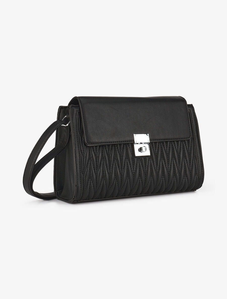 Sac besace Thibaula - Noir - 3
