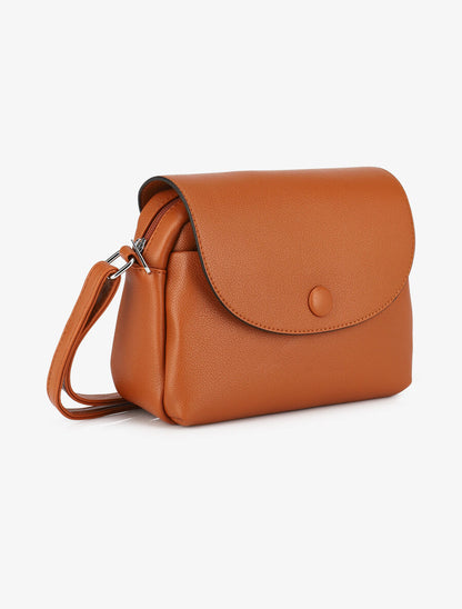 Sac besace Laura - Camel - 3