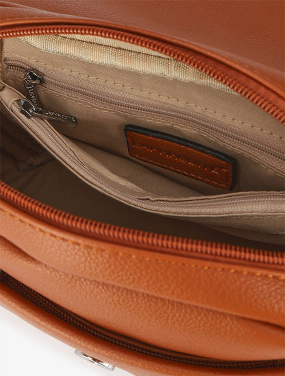 Sac besace Laura - Camel - 4