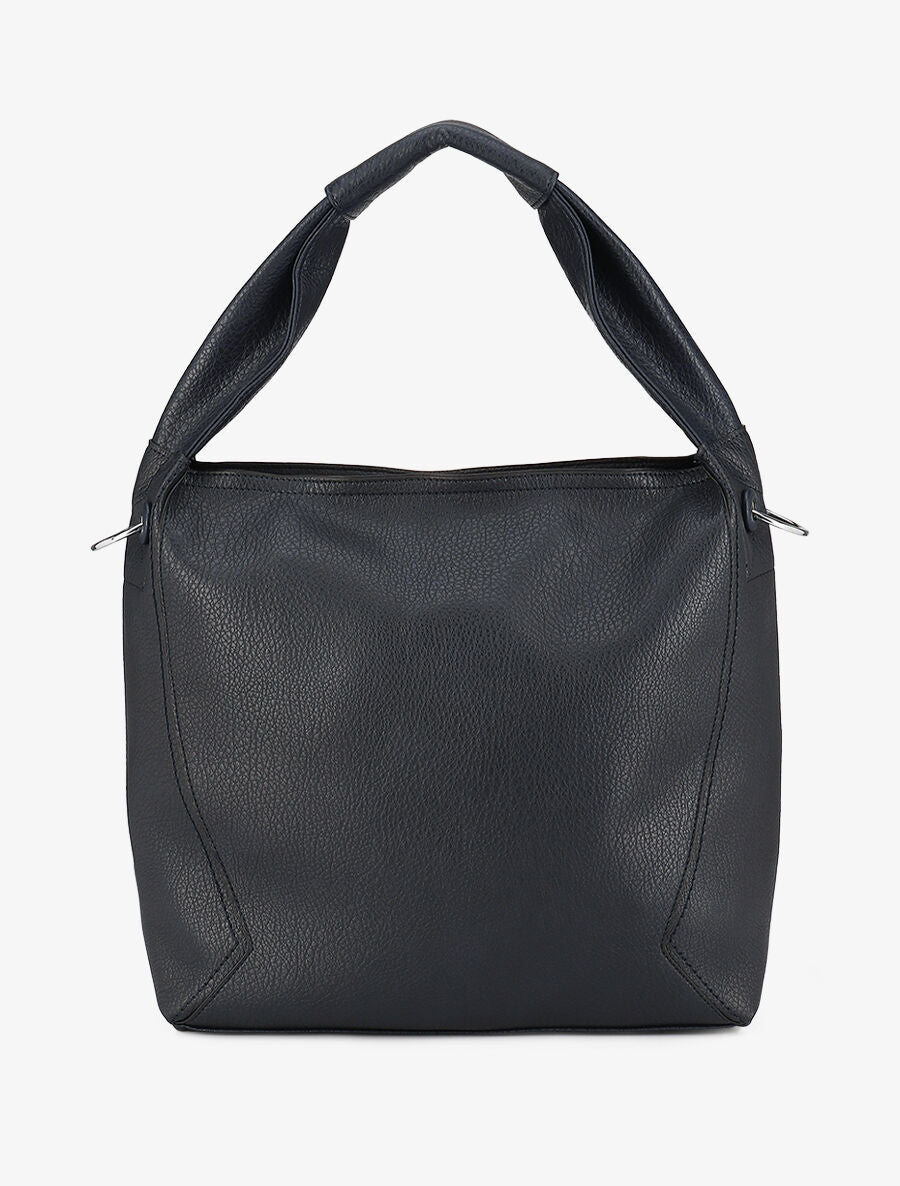 Sac cabas et pochette Saïma - Marine - 1