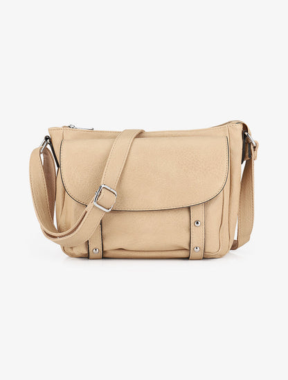 Sac bandoulière Célia - Taupe - 5