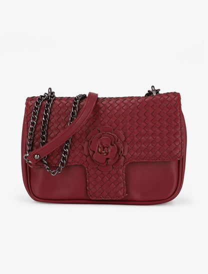 Sac besace Iris - Bordeaux - 1
