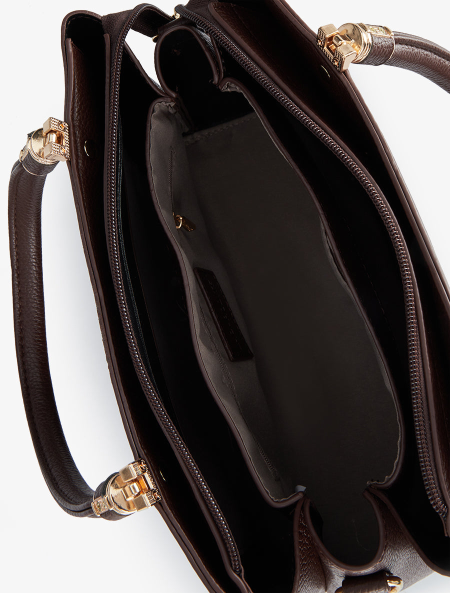 Sac à main Léandre - Marron - 4