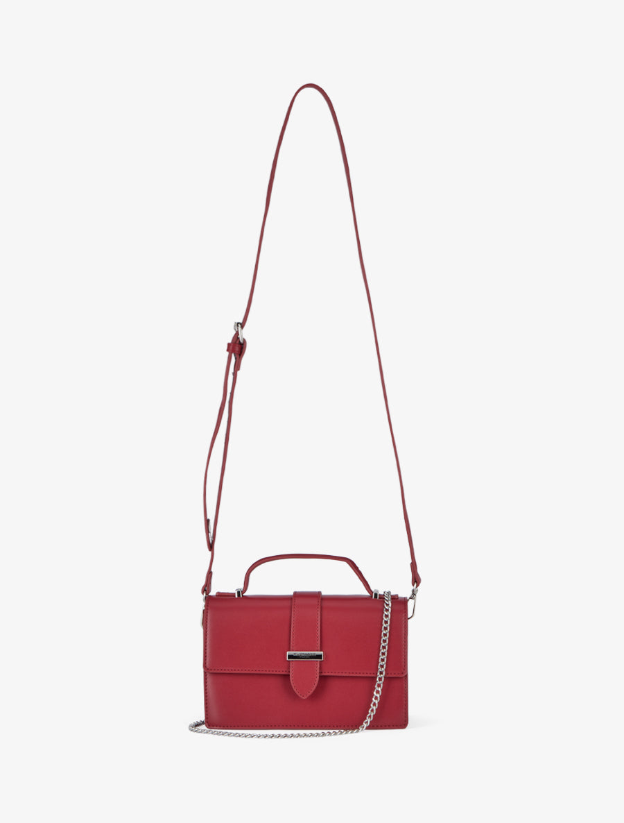 Sac besace Audrey - Rouge - 3