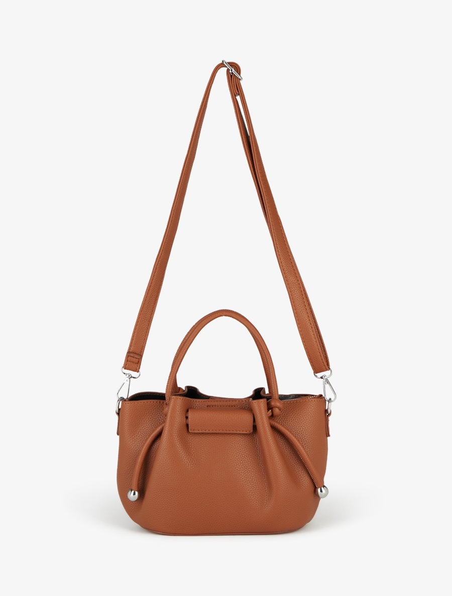 Sac besace Blanche - Camel - 3