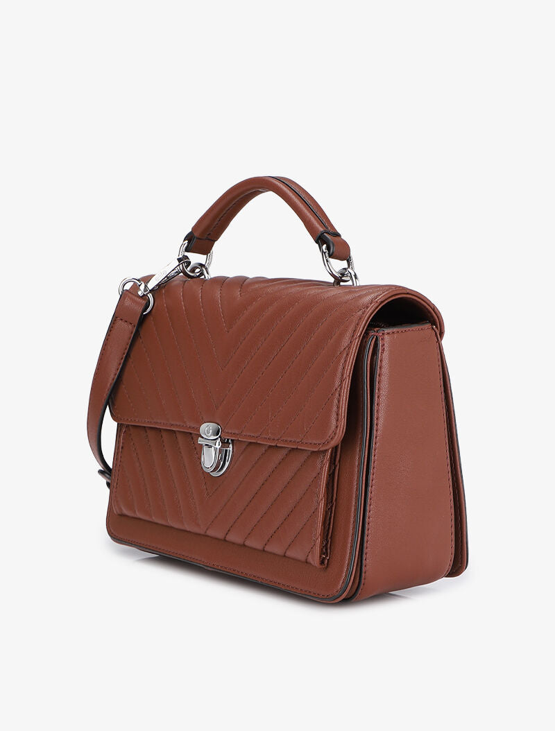 Sac besace Rose - Marron - 2