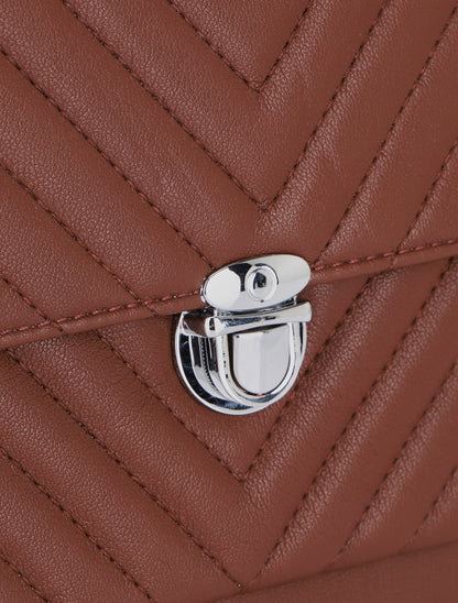 Sac besace Rose - Marron - 4