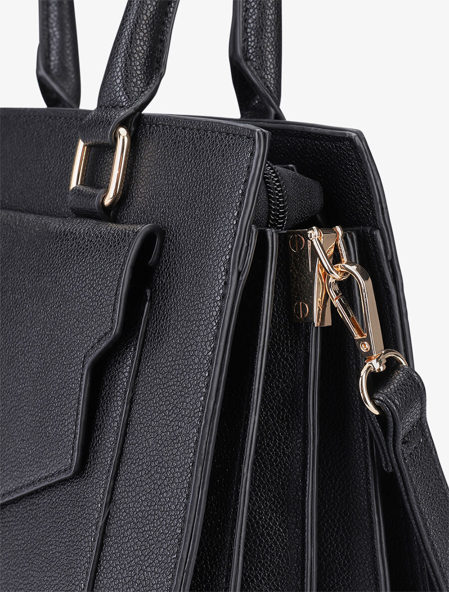Sac à main Agathe - Noir - 4