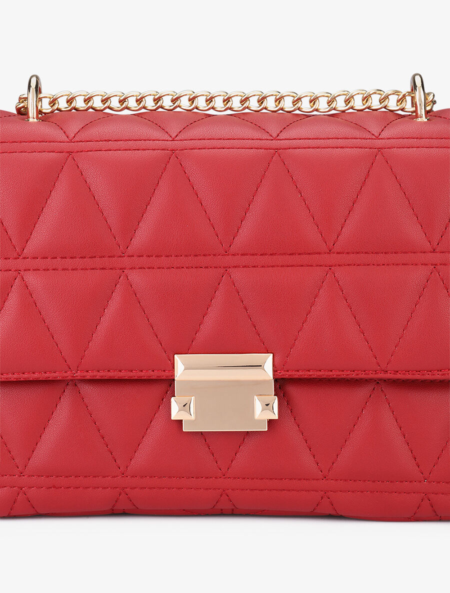 Sac besace Julie - Rouge foncé - 4
