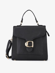 Sac besace Anémone - Noir - 1