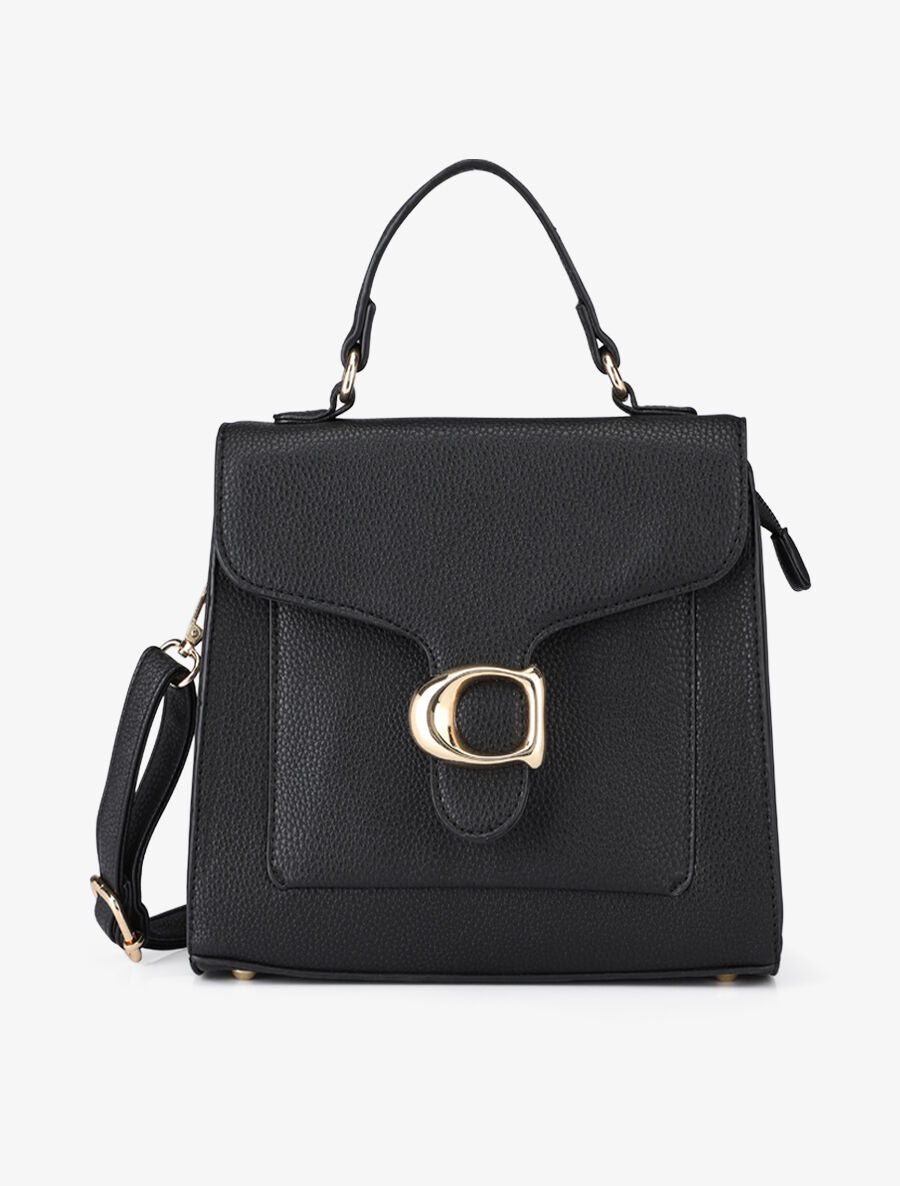Sac besace Anémone - Noir - 1