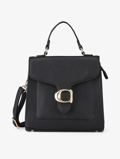 Sac besace Anémone - Noir - 1