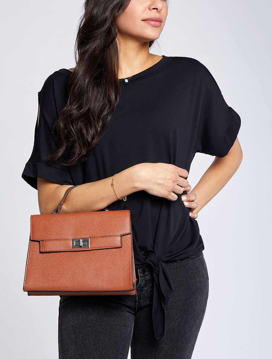 Sac besace Suzanne - Camel - 4