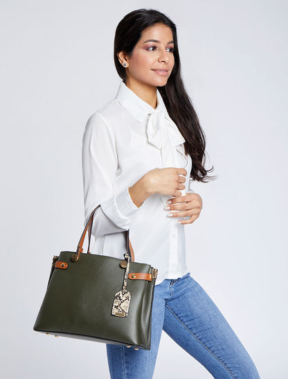 Sac cabas Jeanne - Kaki - 4