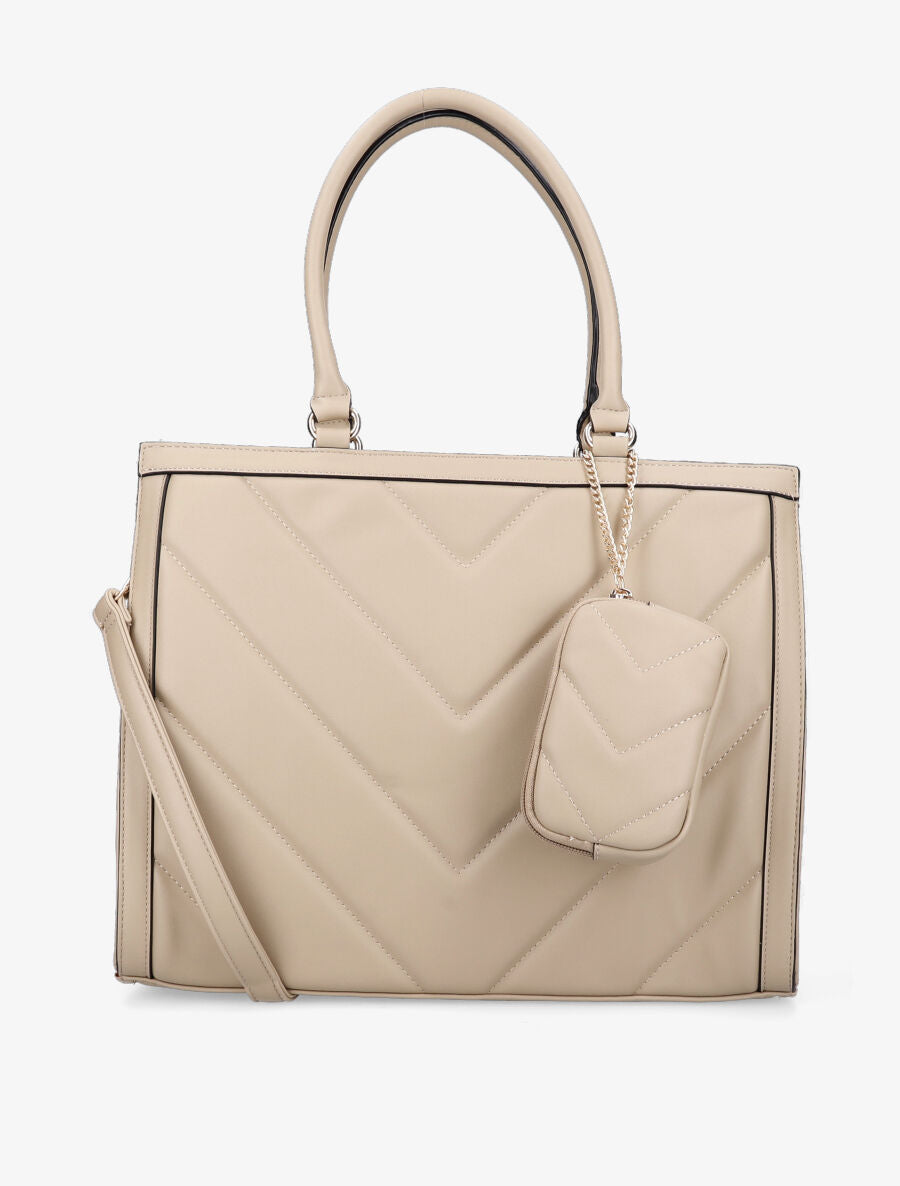 Sac cabas Julia - Beige - 5