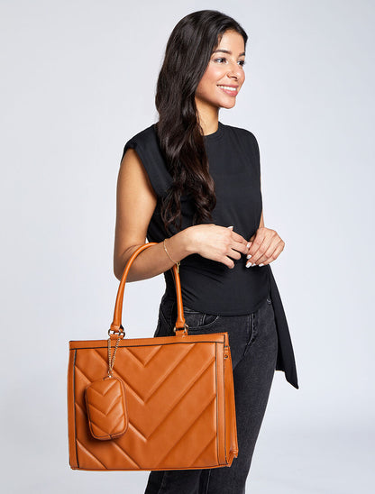 Sac cabas Julia - Camel - 4