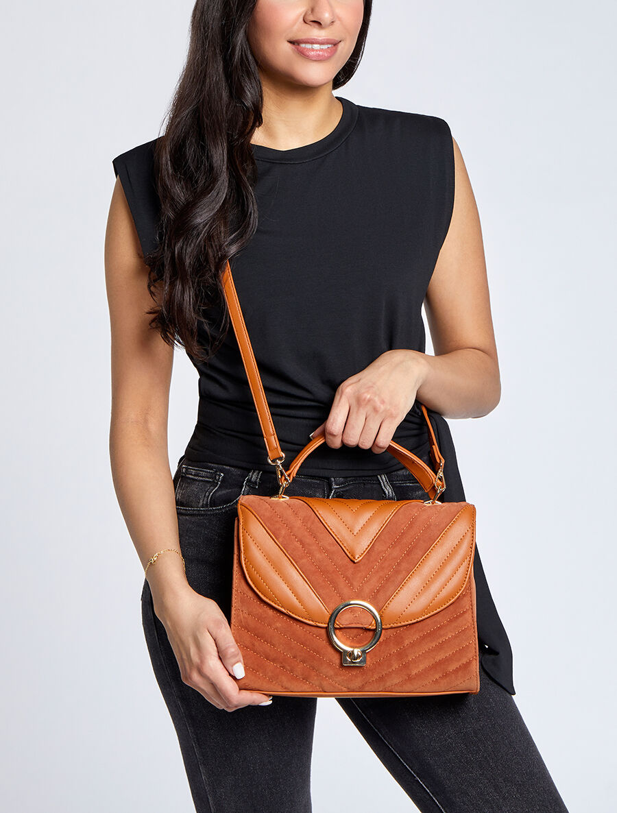 Sac besace Christelle - Camel - 4