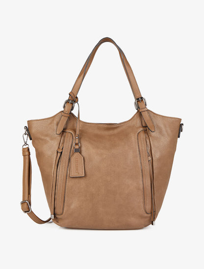 Sac cabas Monica - Taupe - 1
