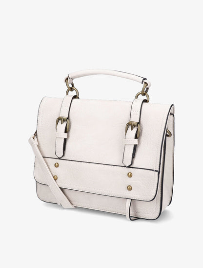 Sac cartable Bobbie - Écru - 2