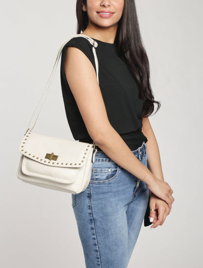 Sac besace Caro - Écru - 5