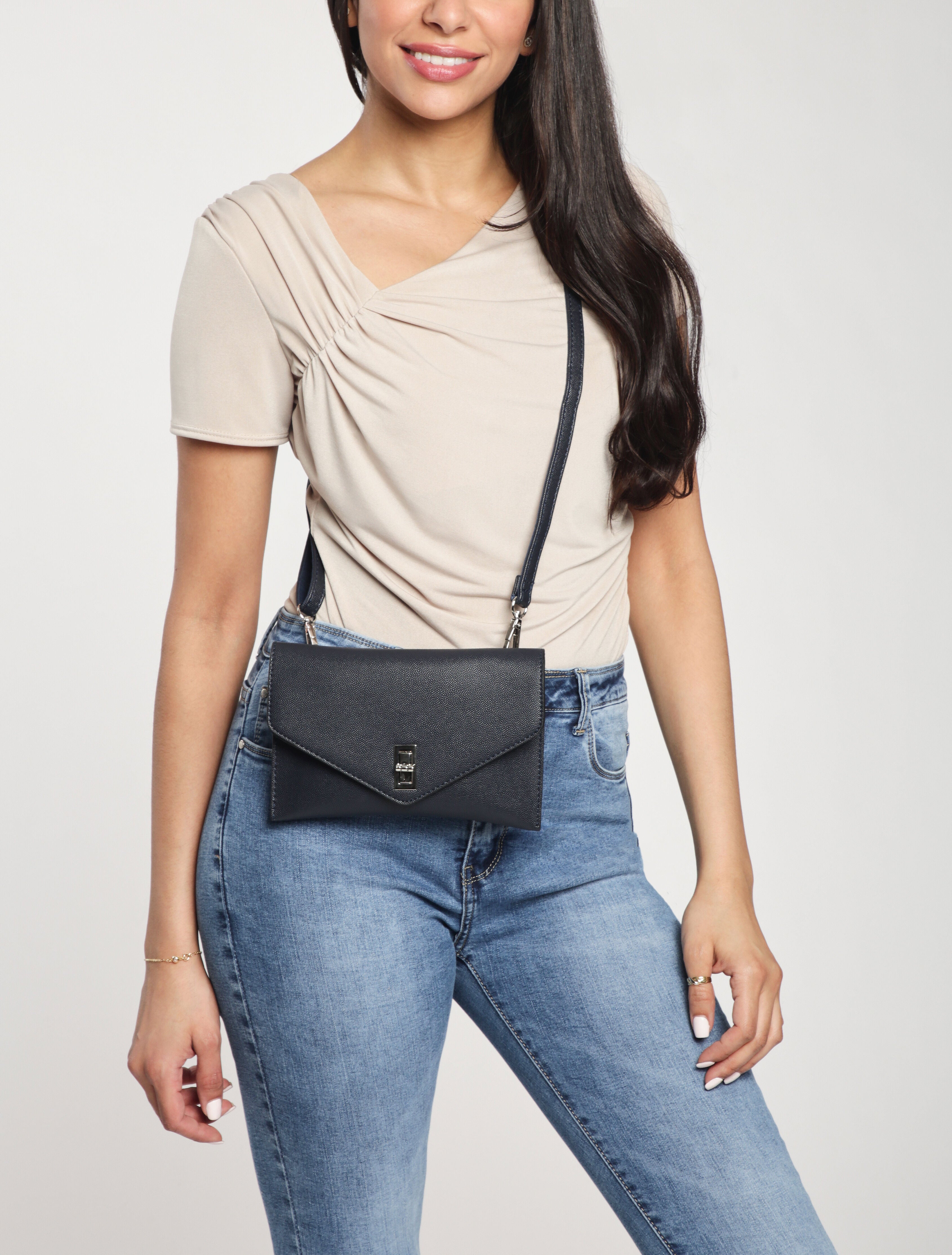 Sac banane Danielle - Marine - 5