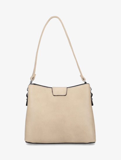 Sac besace Lucile - Beige - 3