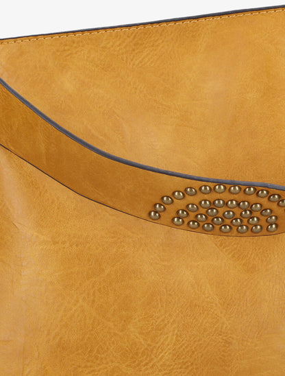 Sac cabas Coraline - Jaune moutarde - 4